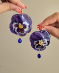 Pensamiento — Pansy Earrings